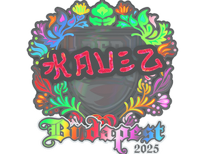 Sticker | kauez (Holo) | Budapest 2025