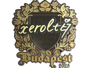 Sticker | xerolte (Gold) | Budapest 2025