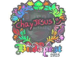 Sticker | chayJESUS (Holo) | Budapest 2025