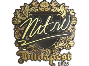 Sticker | nitr0 (Gold) | Budapest 2025