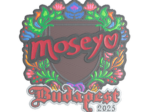 Sticker | Moseyuh (Embroidered) | Budapest 2025