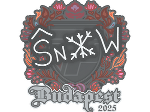 Sticker | snow | Budapest 2025