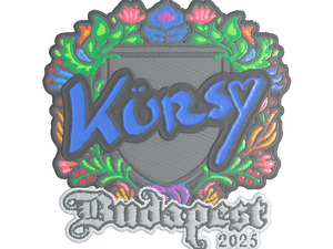 Sticker | Kursy (Embroidered) | Budapest 2025