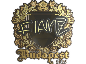 Sticker | FlameZ (Gold) | Budapest 2025