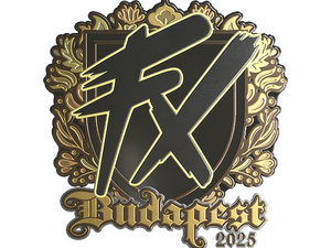 Sticker | Fluxo (Gold) | Budapest 2025