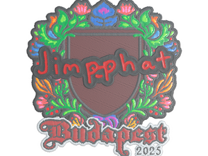 Sticker | Jimpphat (Embroidered) | Budapest 2025
