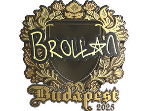 Sticker | Brollan (Gold) | Budapest 2025