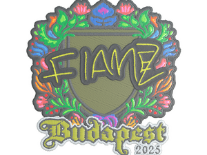 Sticker | FlameZ (Embroidered) | Budapest 2025