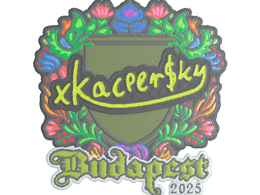 Sticker | xKacpersky (Embroidered) | Budapest 2025