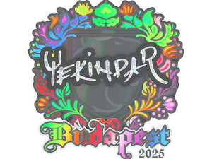 Sticker | YEKINDAR (Holo) | Budapest 2025