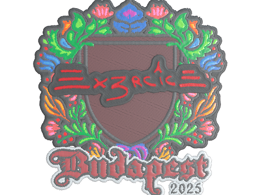Sticker | Ex3rcice (Embroidered) | Budapest 2025