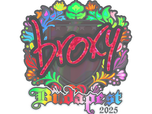 Sticker | broky (Holo) | Budapest 2025