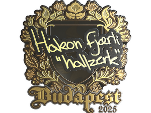 Sticker | hallzerk (Gold) | Budapest 2025