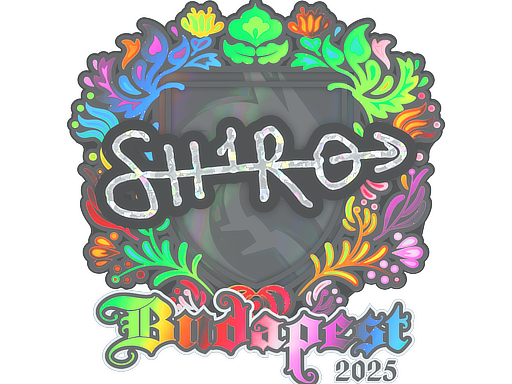 Sticker | sh1ro (Holo) | Budapest 2025