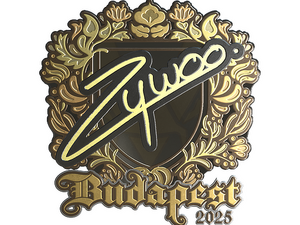 Sticker | ZywOo (Gold) | Budapest 2025