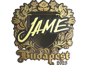 Sticker | Jame (Gold) | Budapest 2025