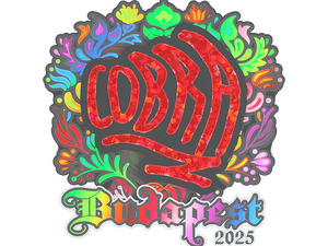 Sticker | cobra (Holo) | Budapest 2025