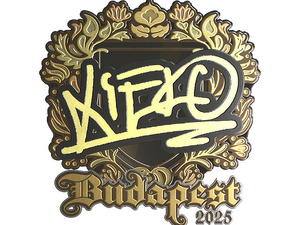 Sticker | xiELO (Gold) | Budapest 2025