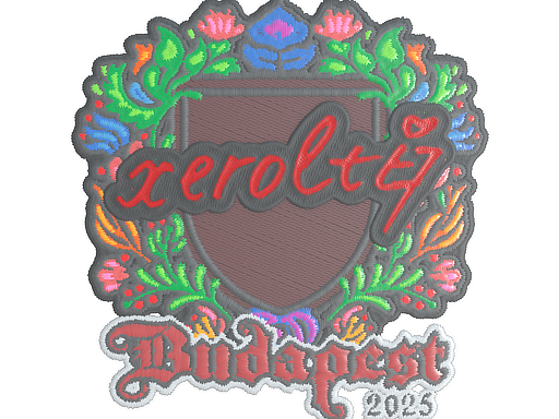 Sticker | xerolte (Embroidered) | Budapest 2025