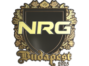 Sticker | NRG (Gold) | Budapest 2025