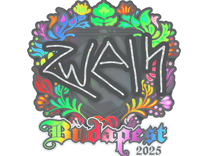 Sticker | zweih (Holo) | Budapest 2025
