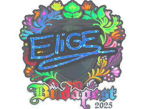 Sticker | EliGE (Holo) | Budapest 2025