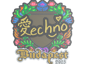 Sticker | Techno4K (Embroidered) | Budapest 2025