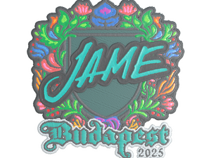 Sticker | Jame (Embroidered) | Budapest 2025
