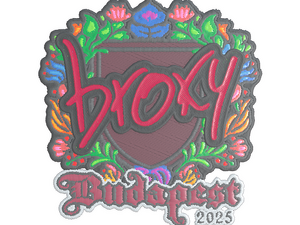 Sticker | broky (Embroidered) | Budapest 2025