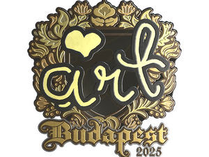 Sticker | arT (Gold) | Budapest 2025