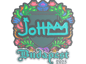 Sticker | jottAAA (Embroidered) | Budapest 2025