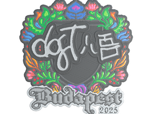 Sticker | dgt (Embroidered) | Budapest 2025
