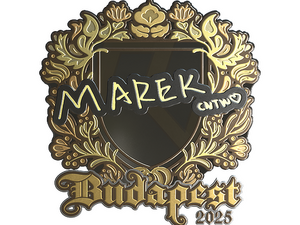 Sticker | Marek (Gold) | Budapest 2025