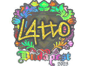 Sticker | latto (Holo) | Budapest 2025