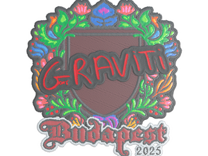 Sticker | Graviti (Embroidered) | Budapest 2025