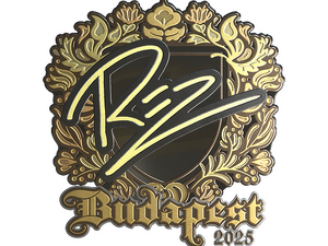 Sticker | REZ (Gold) | Budapest 2025