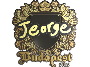 Sticker | jeorge (Gold) | Budapest 2025