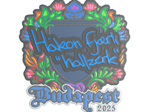 Sticker | hallzerk (Embroidered) | Budapest 2025
