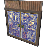 Porcelain Sheet Metal Double Door