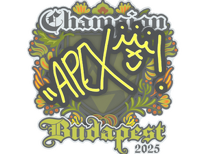 Sticker | apEX (Champion) | Budapest 2025