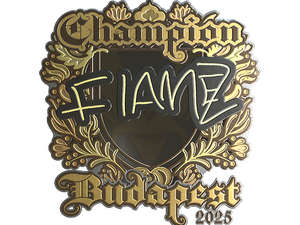 Sticker | FlameZ (Gold, Champion) | Budapest 2025