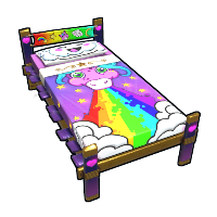 Rainbow Pony Bed
