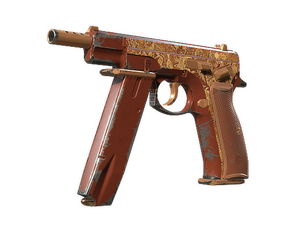 CZ75-Auto | Honey Paisley (Field-Tested)