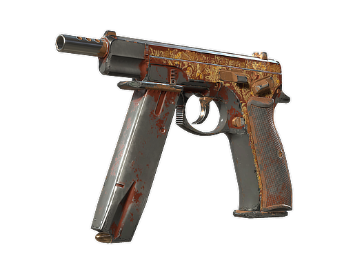 CZ75-Auto | Honey Paisley (Battle-Scarred)