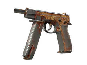 CZ75-Auto | Honey Paisley (Battle-Scarred)