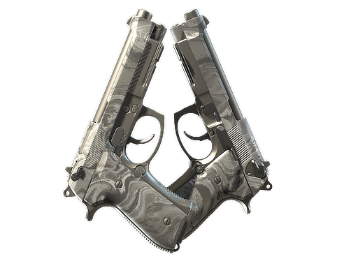 Dual Berettas | Silver Pour (Factory New)