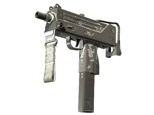 MAC-10 | Snow Splash (Battle-Scarred)