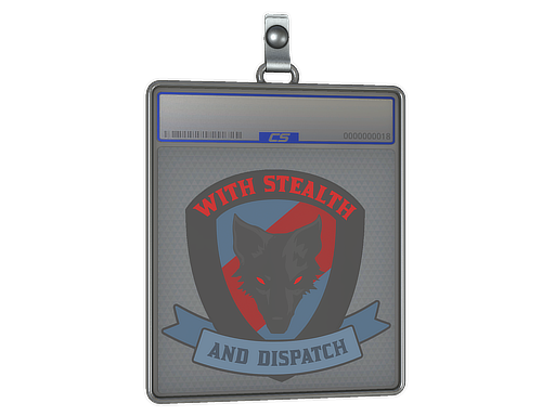 Sticker Slab | Black Dog