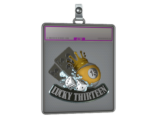 Sticker Slab | Lucky 13 (Foil)