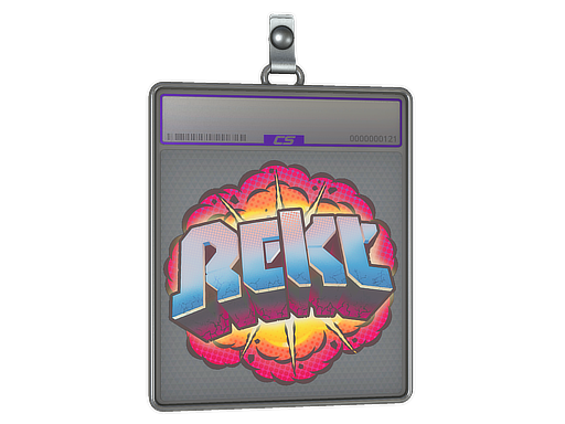 Sticker Slab | Rekt (Holo)